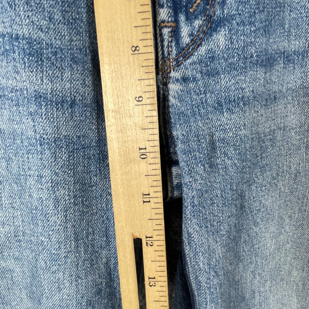 MOTHER Women's Straight Leg Jeans in Light Blue Wash - Picture 12 of 15
